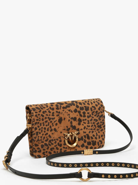 Cross Body Tas Love Bag Soft Pinko Bruin love bag soft 6023A32A ander zicht 2